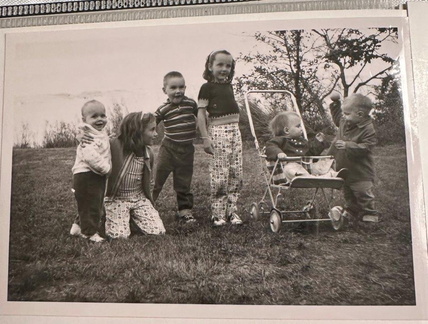 Clifford, Cathy, Brent, Debbie, Judy &amp; Paul 1962, IMG 4943